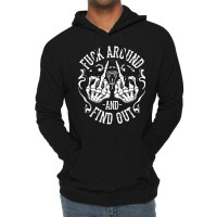 Fuck Around And Find Out Middle Finger Snake Head With Smoke Lightweight Hoodie | Artistshot