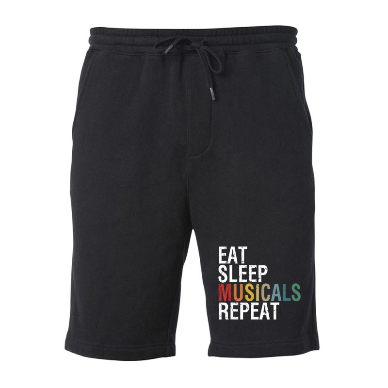 Eat Sleep Musicals Repeat Theatre Life Drama Theater Fleece Short by Kosdapen517 | Artistshot