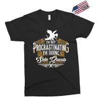 Not Procrastinating Side Quests Funny Rpg Gamer Dragons Pullover Hoodi Exclusive T-shirt | Artistshot