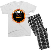 Canton Texas Tx Total Solar Eclipse 2024  2  T Shirt Men's T-shirt Pajama Set | Artistshot