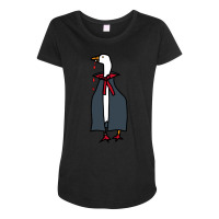 Halloween T  Shirt Halloween Horror Vampire Gaming Goose T  Shirt Maternity Scoop Neck T-shirt | Artistshot