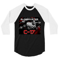 C-17 Globemaster Military Aircraft 3/4 Sleeve Shirt | Artistshot