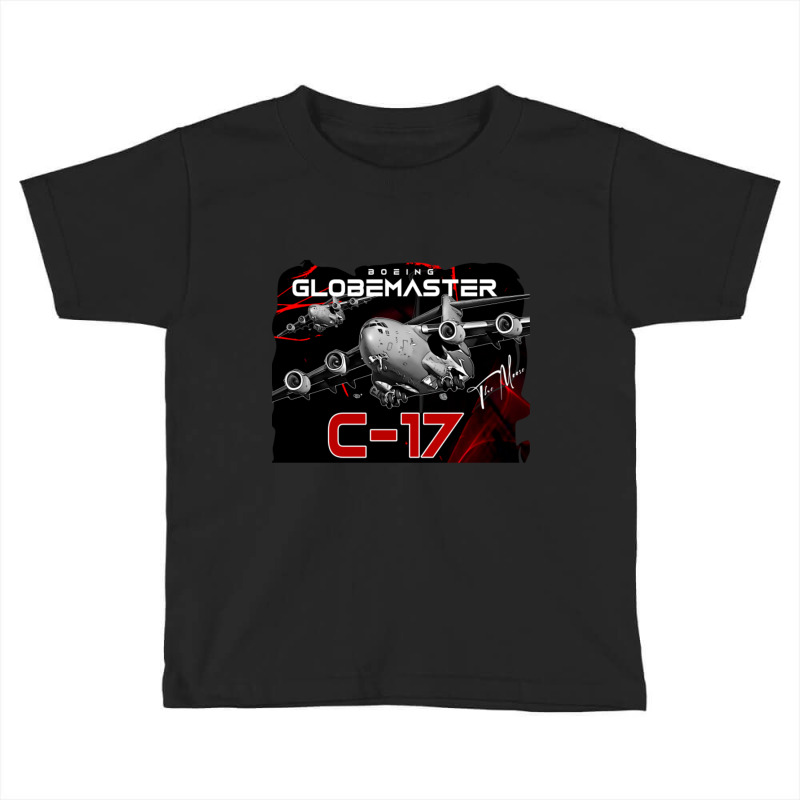 C-17 Globemaster Military Aircraft Toddler T-shirt by cm-arts | Artistshot