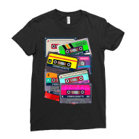 Eighties Music Lover Retro 80s Ladies Fitted T-shirt | Artistshot