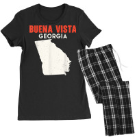 Buena Vista Georgia Usa State America Travel Georgian Atlant T Shirt Women's Pajamas Set | Artistshot