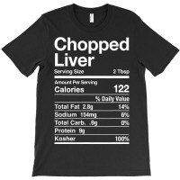 Chopped Liver Nutrition Facts Jewish Kosher Food Hanukkah T-shirt | Artistshot