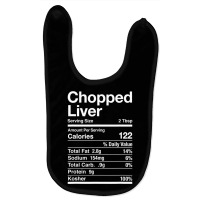 Chopped Liver Nutrition Facts Jewish Kosher Food Hanukkah Baby Bibs | Artistshot