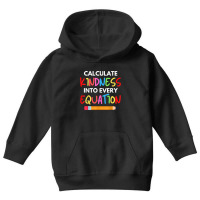 Calculate Kindness Into Every Equation School Math Teacher T Shirt Youth Hoodie | Artistshot