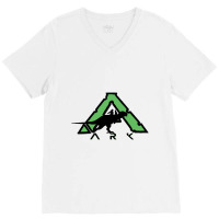 Ark Dino Rider V-neck Tee | Artistshot