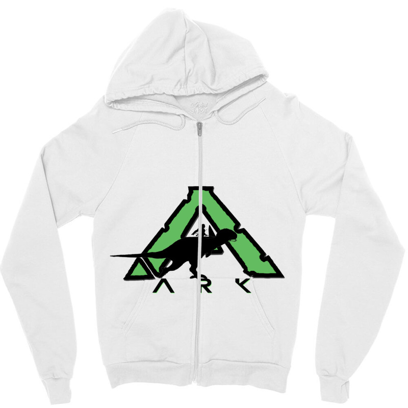 Ark Dino Rider Zipper Hoodie | Artistshot