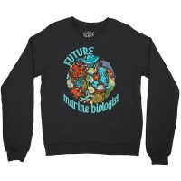 Future Marine Biologist Ocean Life Drawing Whale Octopus Crewneck Sweatshirt | Artistshot