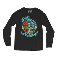 Future Marine Biologist Ocean Life Drawing Whale Octopus Long Sleeve Shirts | Artistshot