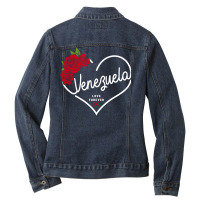 Venezuela Love Forever Ladies Denim Jacket | Artistshot