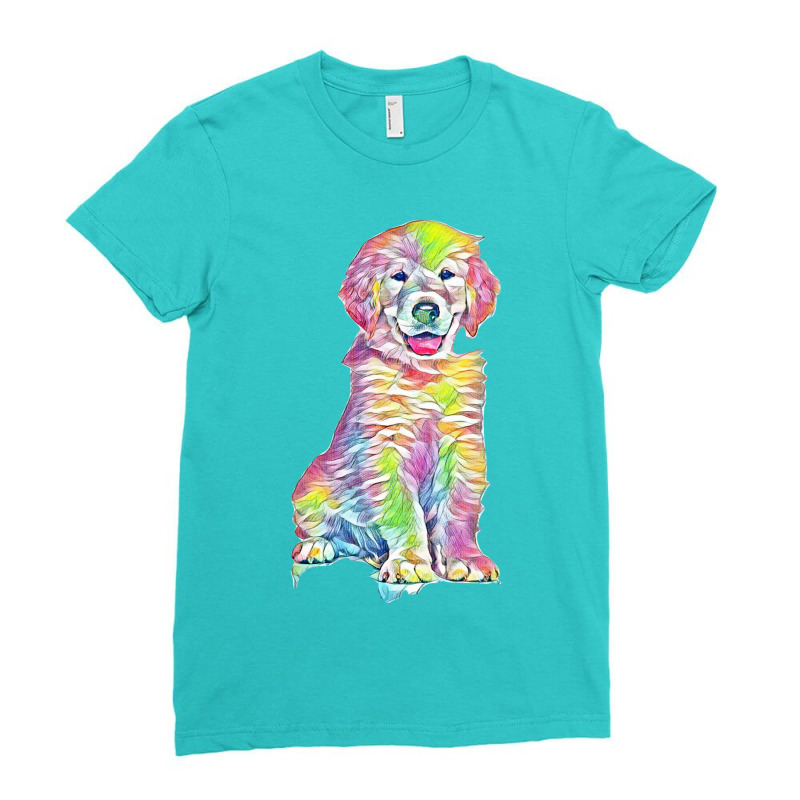 Cat Sitting Png Ladies Fitted T-Shirt by Kemnabi | Artistshot