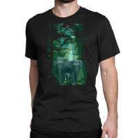 Elephants And Forests, Elephants And Forests Vintage, Elephants Forest Classic T-shirt | Artistshot