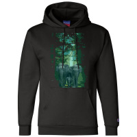 Elephants And Forests, Elephants And Forests Vintage, Elephants Forest Champion Hoodie | Artistshot