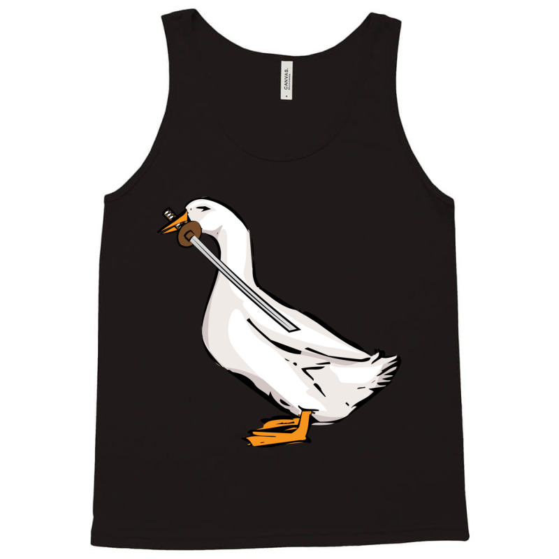 Duck With A Sword (1) Tank Top by cm-arts | Artistshot