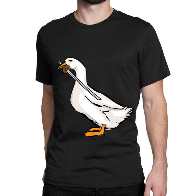 Duck With A Sword (1) Classic T-shirt by cm-arts | Artistshot