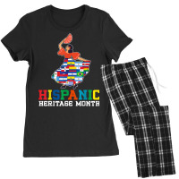 Dancing Latino Latinx Countries Flag Hispanic Heritage Month T Shirt Women's Pajamas Set | Artistshot