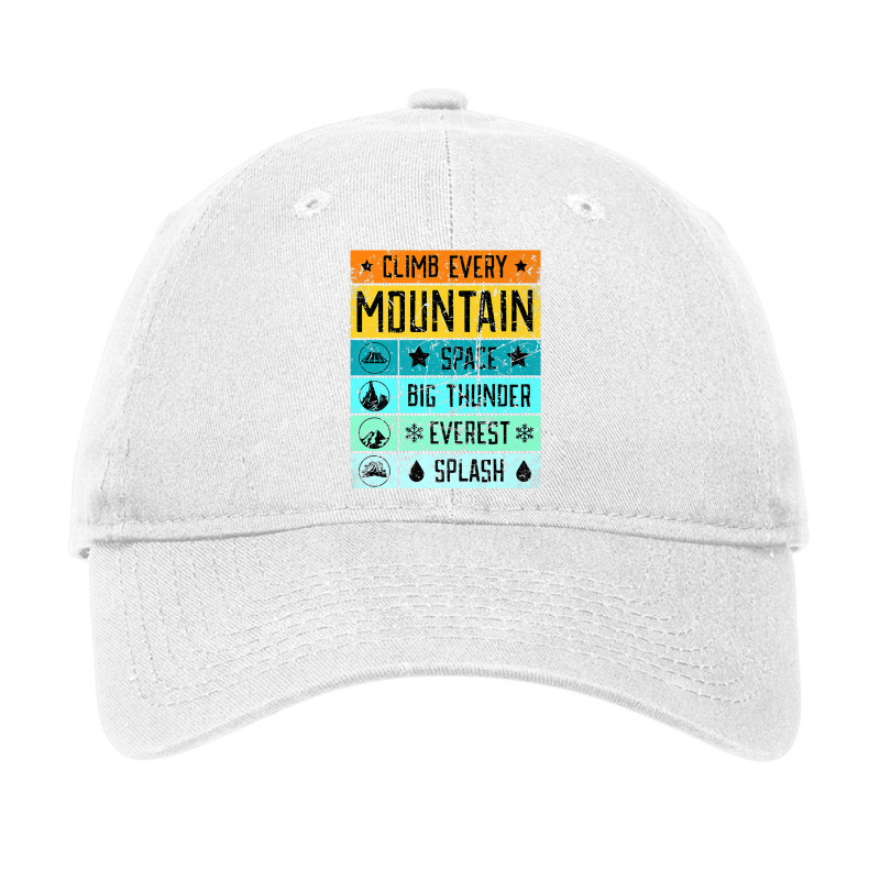 Climb Mt Everest Shirt Splash Mountain Shirt Space Mountain Premium T Adjustable Cap by cm-arts | Artistshot