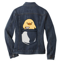 Duck With A Sword (6) Ladies Denim Jacket | Artistshot