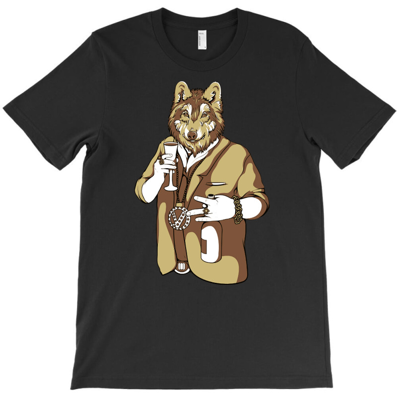 Gangster Wolf Dog, Gangster Wolf Dog Vintgage, Gangster, Wolf Dog, Gan T-shirt | Artistshot