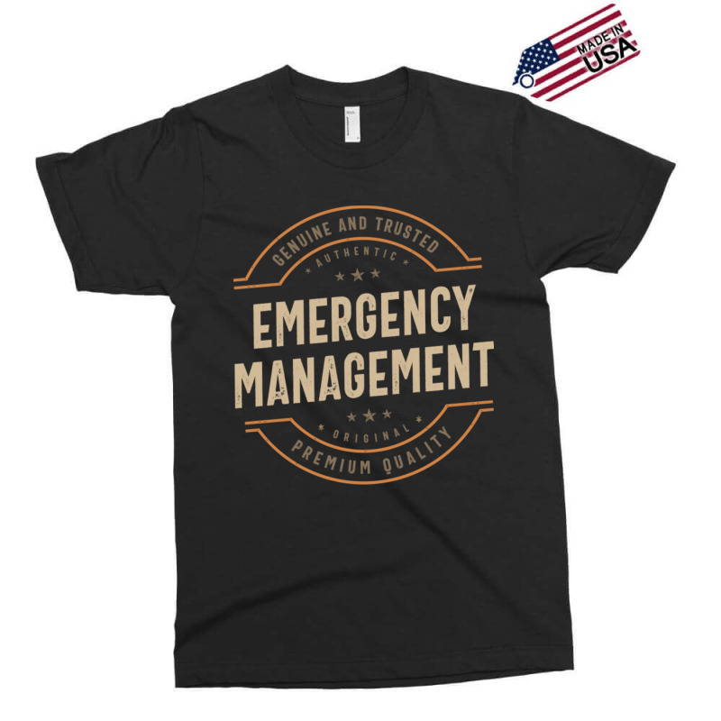 Funny Emergency Management Job Occupation Exclusive T-shirt | Artistshot