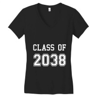 Class Of 2038 Graduation School Future Graduate Women's V-neck T-shirt | Artistshot