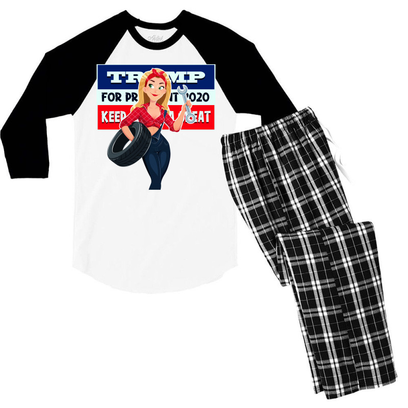 Women For Trump Men's 3/4 Sleeve Pajama Set | Artistshot