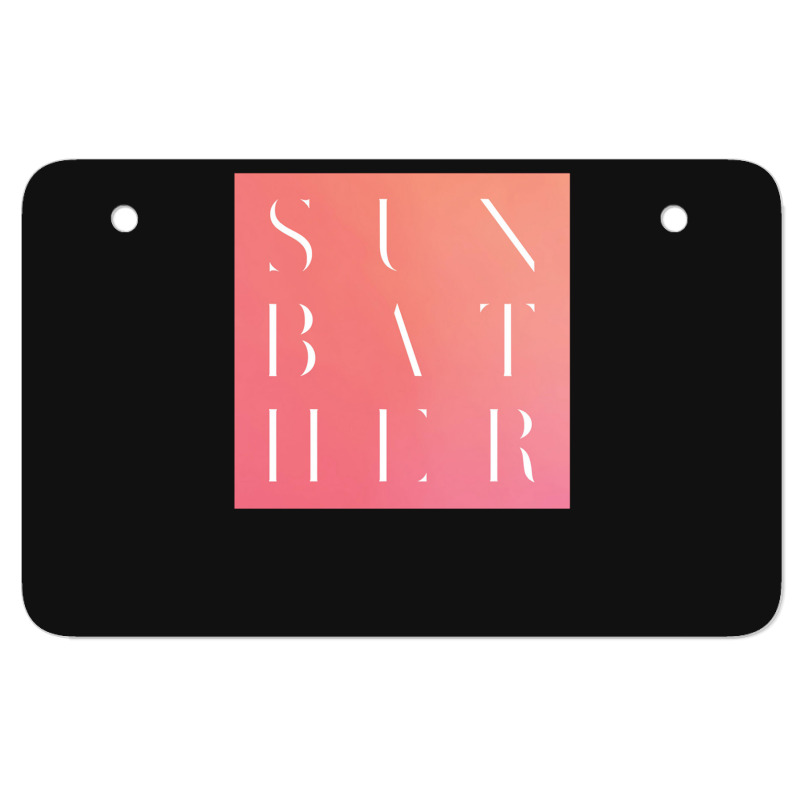 Deafheaven Sunbather Atv License Plate By Cm-arts - Artistshot