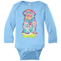 Labrador Retriever Long Sleeve Baby Bodysuit | Artistshot