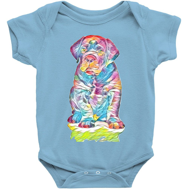 Labrador Retriever Baby Bodysuit by Kemnabi | Artistshot