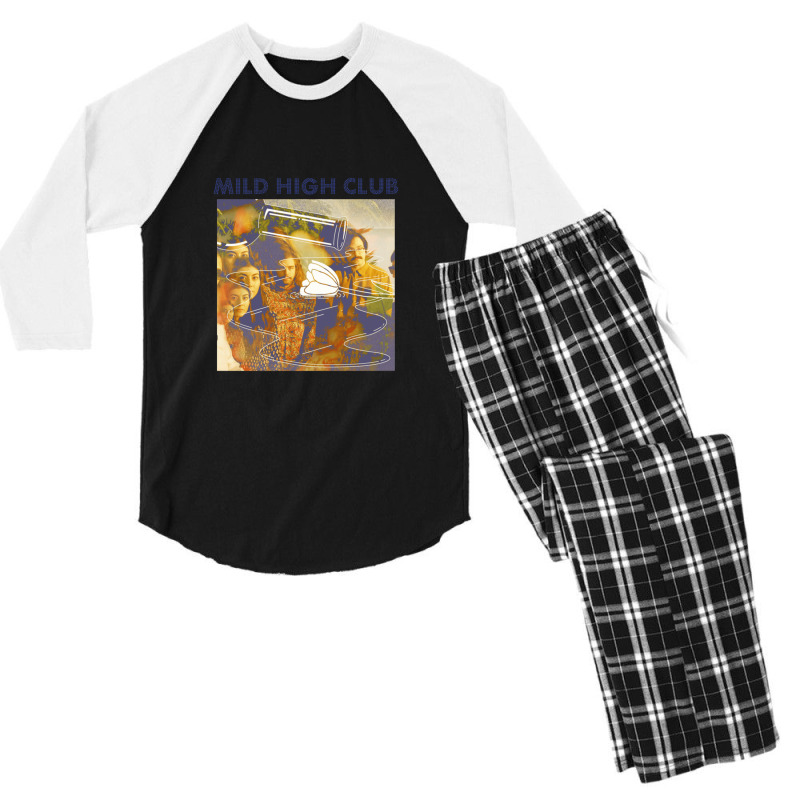 Mild High Club Timeline (retro Edition) Men's 3/4 Sleeve Pajama Set | Artistshot