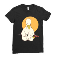 Duck With A Sword Funny Cute Ladies Fitted T-shirt | Artistshot