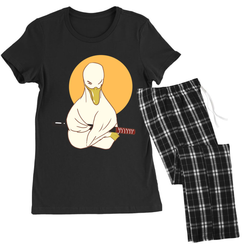 Duck With A Sword Funny Cute Women's Pajamas Set by cm-arts | Artistshot