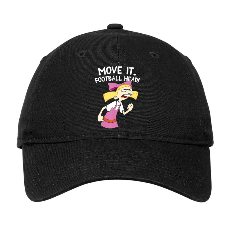 Hey Arnold! Helga Move It Football Head Adjustable Cap by Kemriban527 | Artistshot