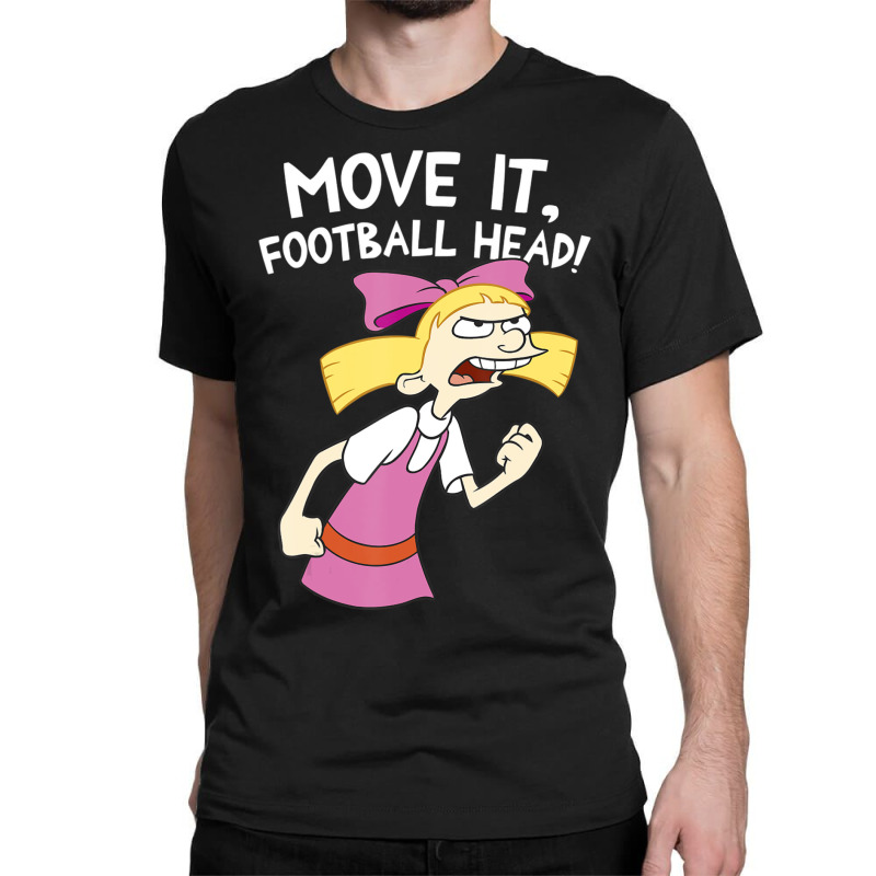 Hey Arnold! Helga Move It Football Head Classic T-shirt by Kemriban527 | Artistshot