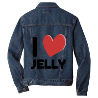 I Love Jelly Men Denim Jacket | Artistshot