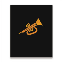 Vector Trumpet Illustration Metal Print Vertical | Artistshot