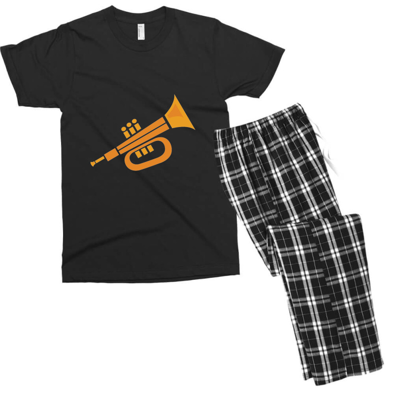 Vector Trumpet Illustration Men's T-shirt Pajama Set | Artistshot