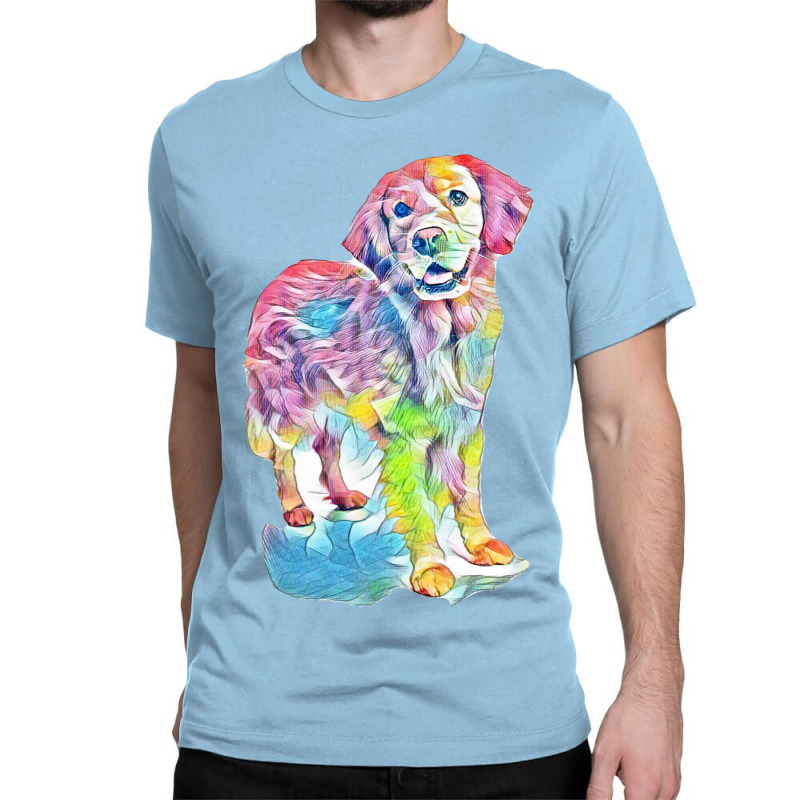 Golden Retriever Classic T-shirt by Kemnabi | Artistshot