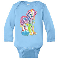 Golden Retriever Long Sleeve Baby Bodysuit | Artistshot