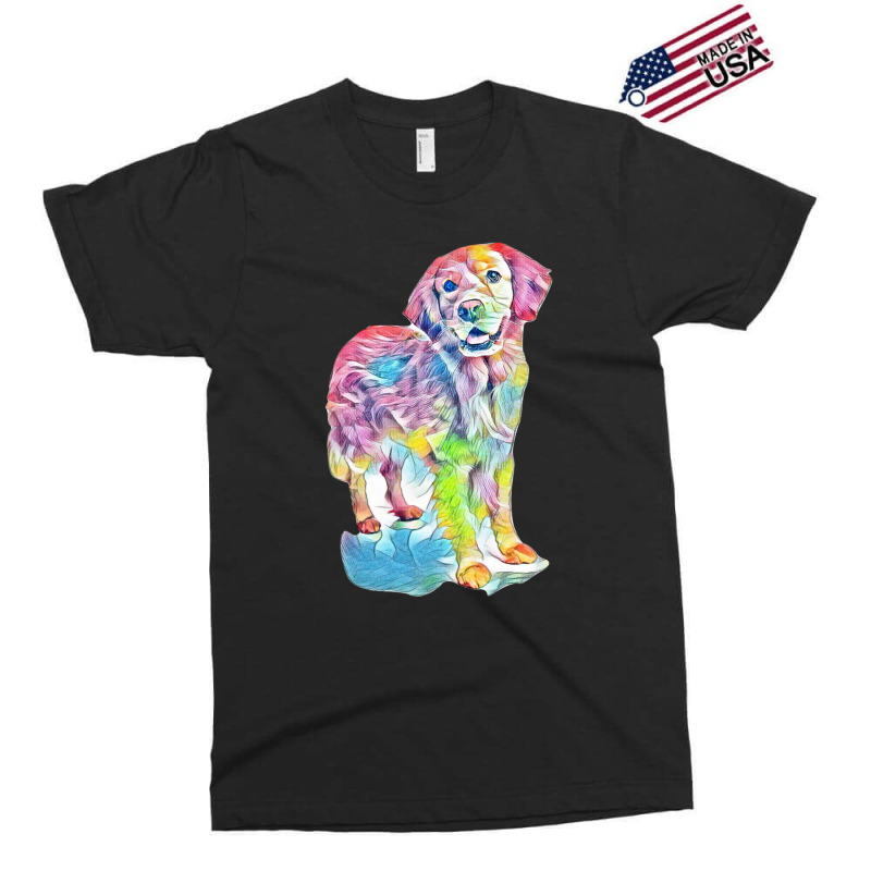 Golden Retriever Exclusive T-shirt by Kemnabi | Artistshot