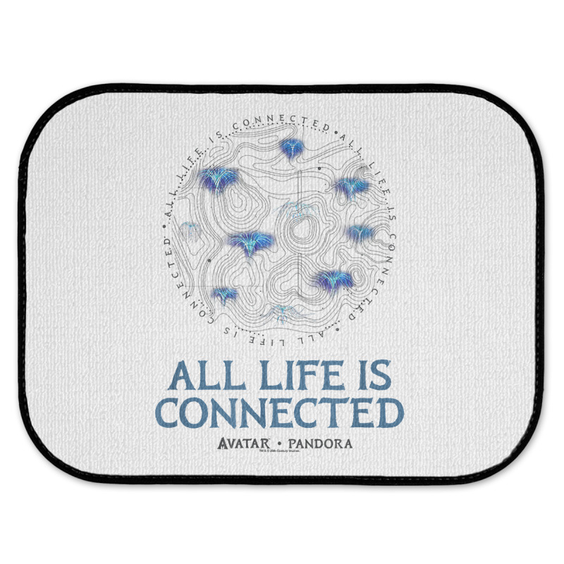 Avatar All Life Is Connected Pandora Grid T Shirt Rear Car Mat | Artistshot