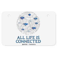 Avatar All Life Is Connected Pandora Grid T Shirt Atv License Plate | Artistshot