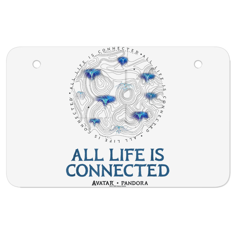 Avatar All Life Is Connected Pandora Grid T Shirt Atv License Plate | Artistshot