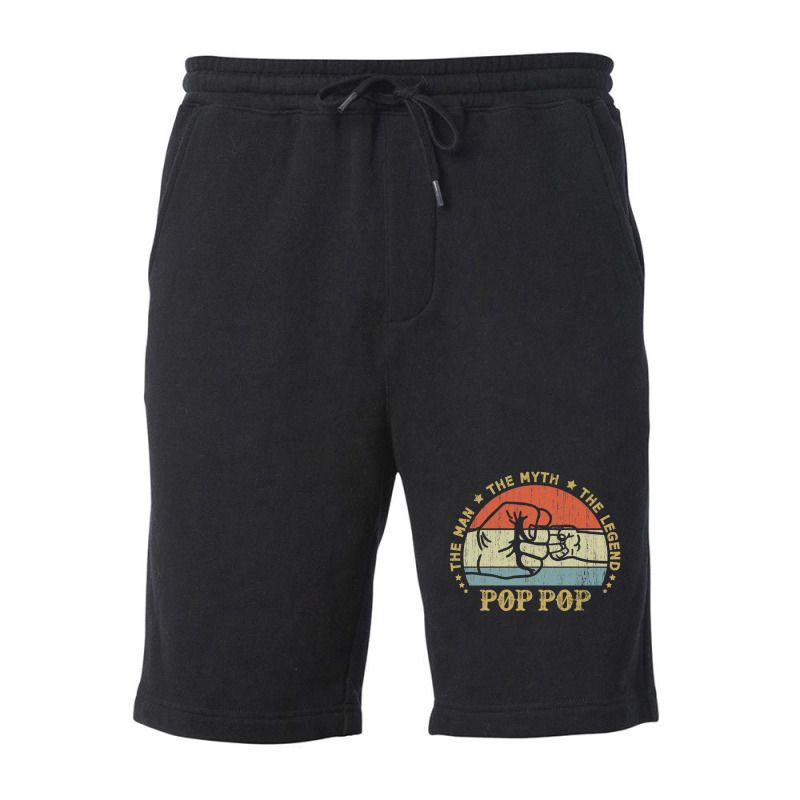 Pop Pop   Gif For Pop Pop Grandpa Fahers Day Gif Fleece Short | Artistshot