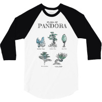 Avatar Floral Of Pandora Textbook Sketches T Shirt 3/4 Sleeve Shirt | Artistshot