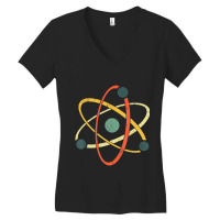 Cool Atom Art Men Women Biology Physics Chemistry Teacher Women's V-neck T-shirt | Artistshot