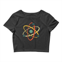 Cool Atom Art Men Women Biology Physics Chemistry Teacher Crop Top | Artistshot